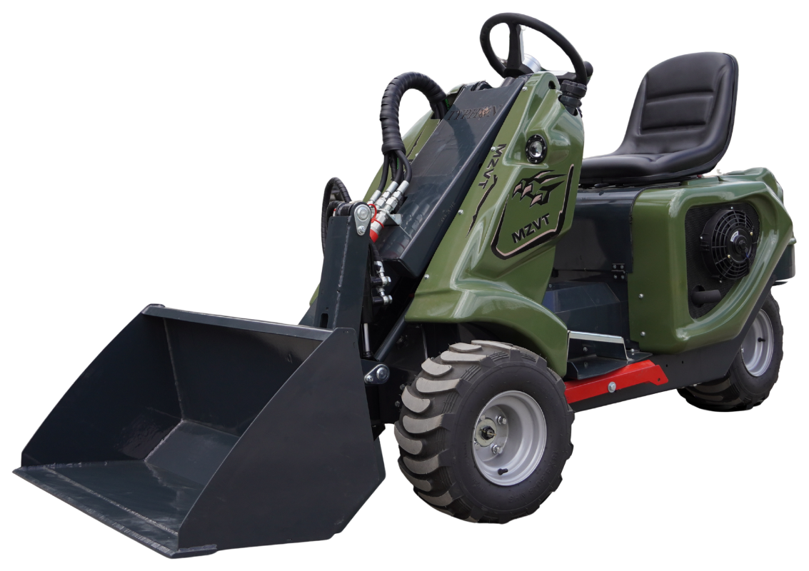 TYPHON MZVT Tri-Wheel Compact Loader with Bucket